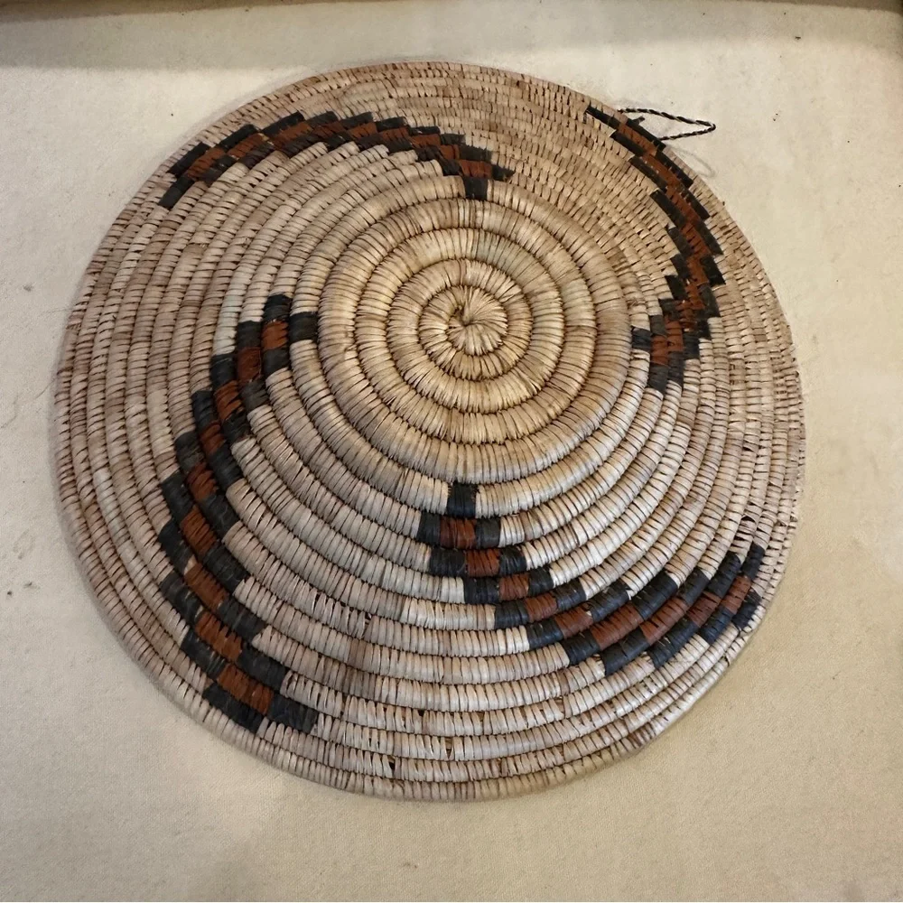 NWT Zambia, Africa Handmade Basket. Made by the Lozi people of southern Africa